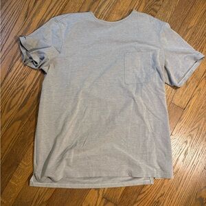 Lululemon Gray Men's textured performance T-Shirt